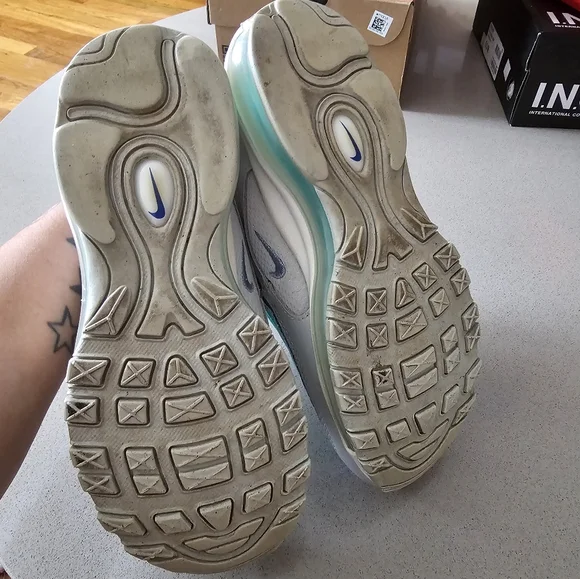 Nike Air Max 97 in Teal and Blue - Picture 5 of 5